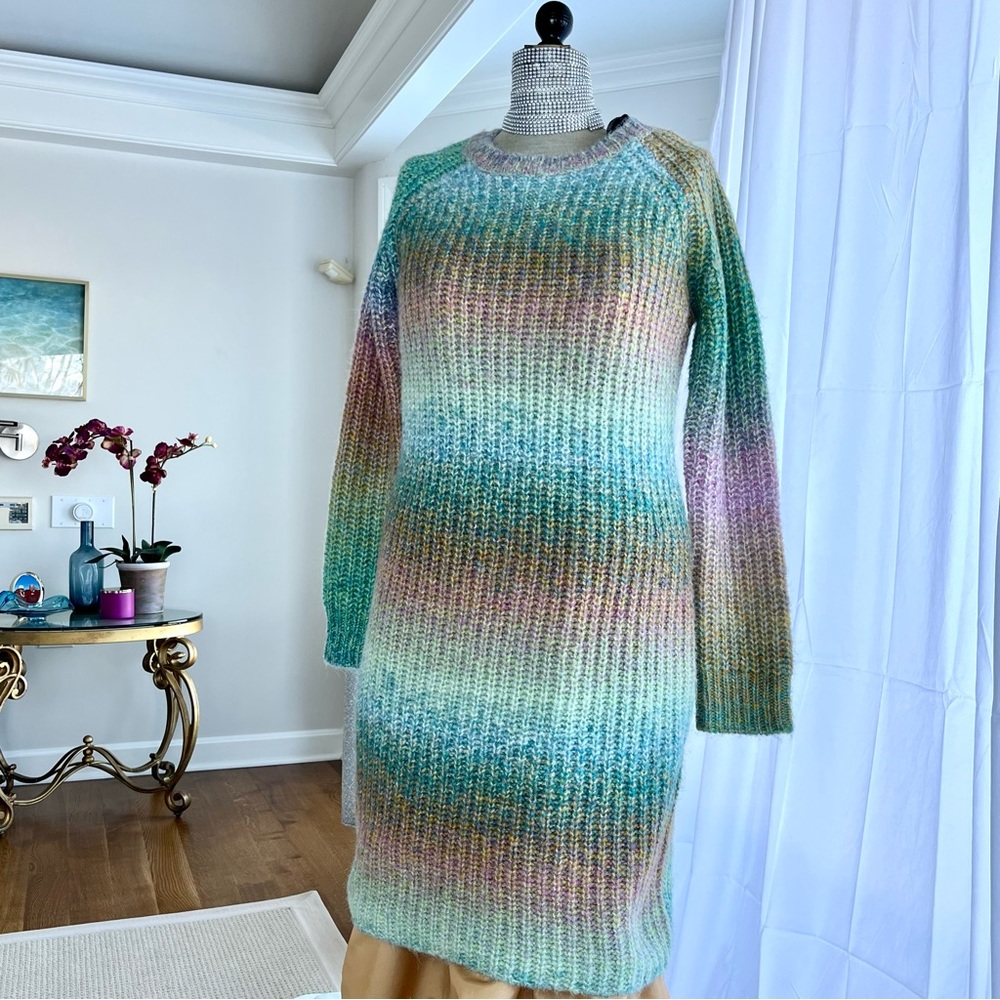 NYC sweater dress multi colored NWT Medium